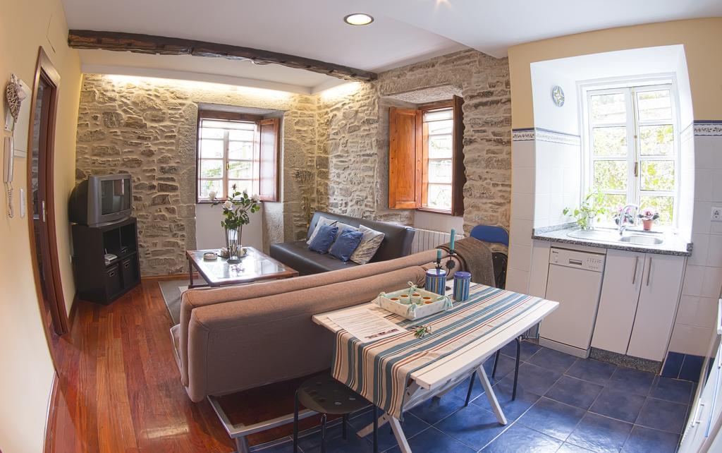 Apartamento Transito De Entrerruas Santiago de Compostela Dış mekan fotoğraf